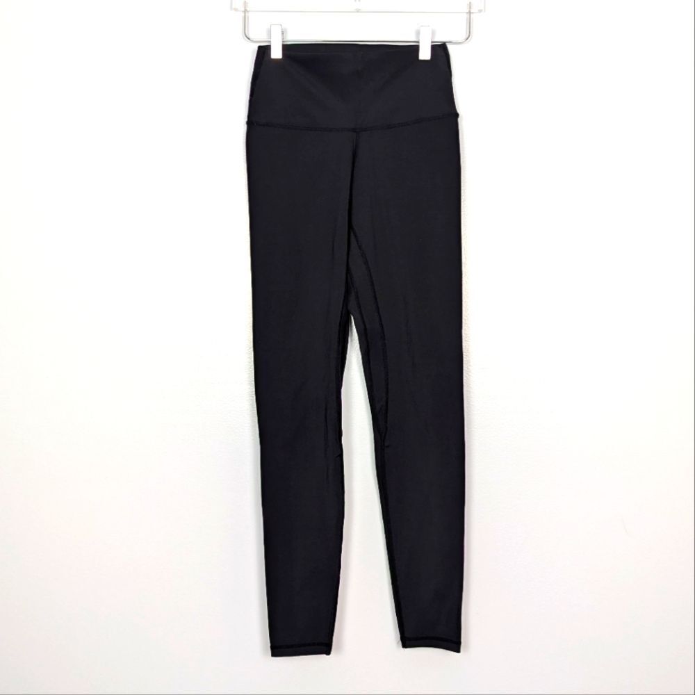 Colorfulkoala Black High-Waisted Full Length Leggings Women's Small
